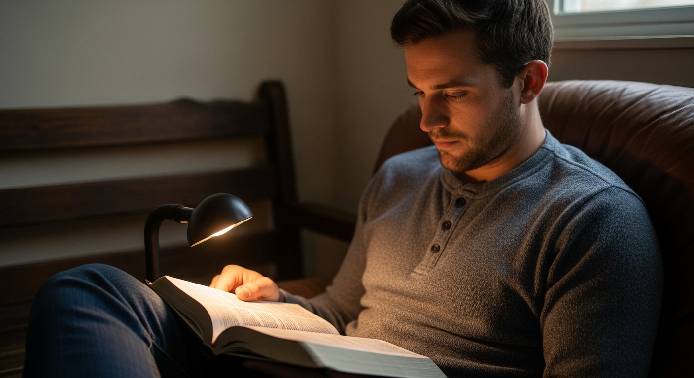 Ilustração de mãos em oração, com raios de luz celestial, simbolizando a conexão com Deus