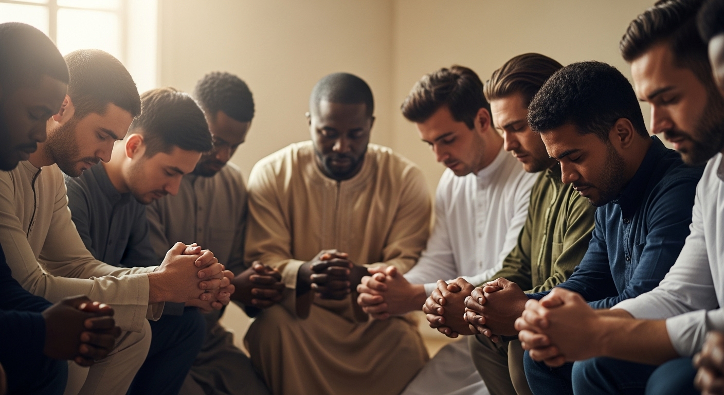 Ilustração de mãos fracas sendo fortalecidas por uma luz divina, simbolizando a força na fraqueza